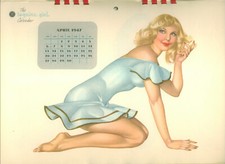 page calendrier pin-up
