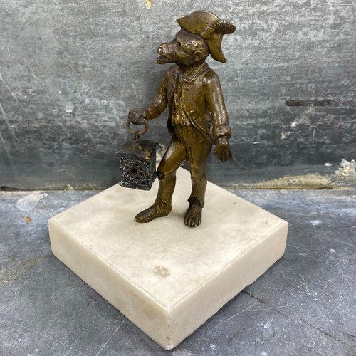 Bronze singe porteur - bronze,