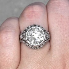 Ancienne bague fiançailles - bague, de