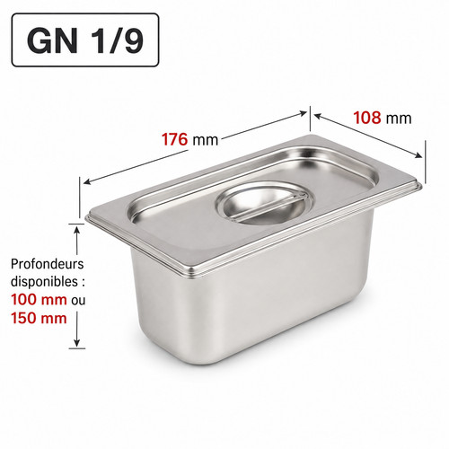Bac gastro 9 avec - bac,