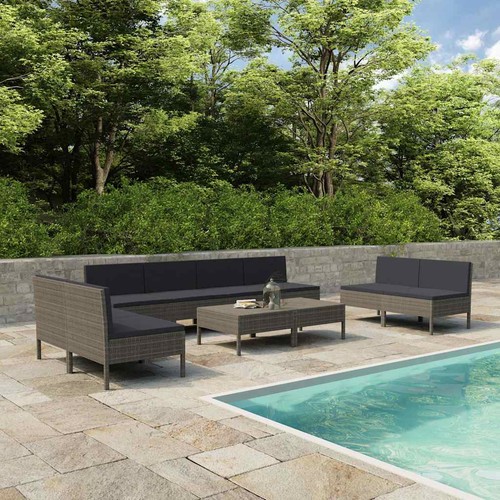 Salon jardin avec coussins - salon,