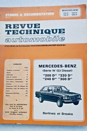 Mercedes revue technique - mercedes,