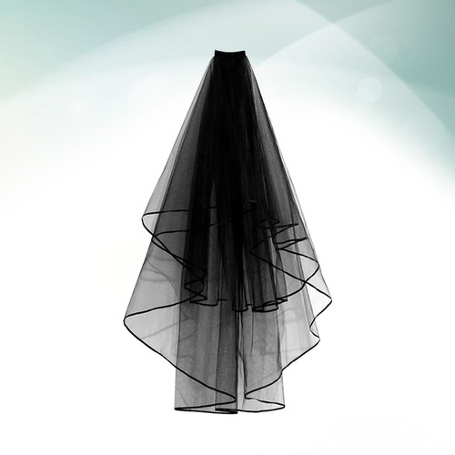Voile mariée noir - de, voilette