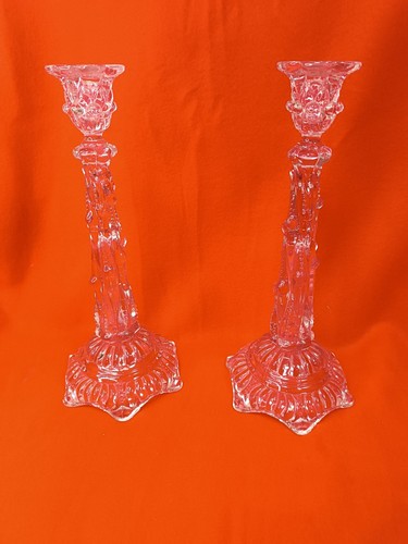 Paire bougeoirs anciens - anciens, en
