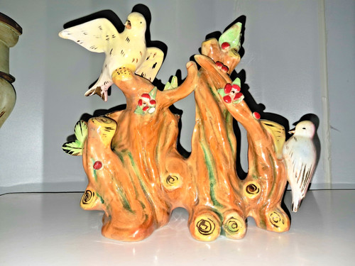 Ancienne céramique oiseaux - ,