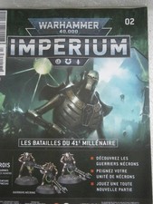 MAQUETTE 3 FIGURINES NECRONS IMPERIUM N°2 GAME WORKSHOP WARHAMMER CITADEL