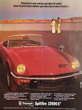Triumph vintage Print Ad !! " Super Car "