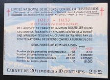 carnet timbre 20 vignettes