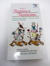 Mozart BASTIEN & BASTIENNE Gruberova Cole Polgar Leppard Cassette Box Set  Book 