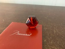 Perle pendentif collier en cristal de Baccarat