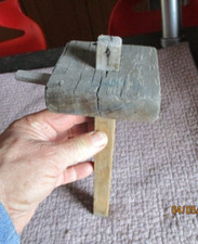 Ancienne Calle de Rabotage en Bois d'Ancien Etabli Outil de Menuisier Ebéniste