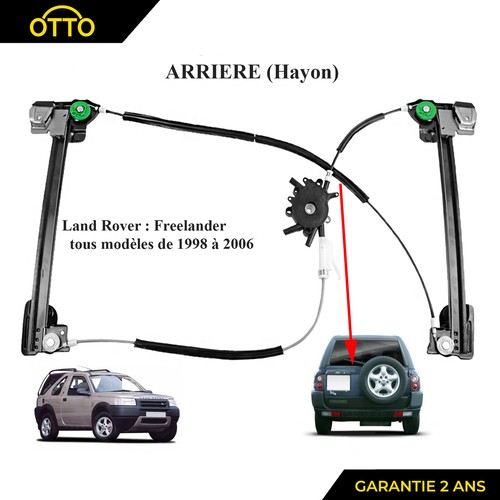Leve vitre lunette coffre - vitre,