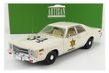 Greenlight 19112 Plymouth Fury Hazzard Police Hazzard County 1977 1/18