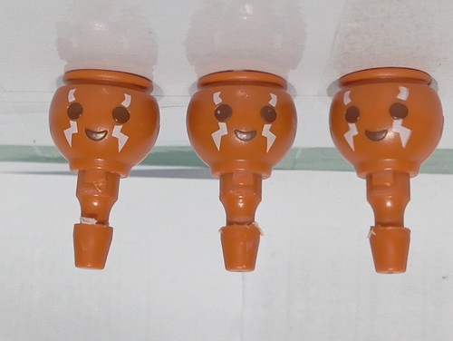 Playmobil têtes peintes - playmobil, x3