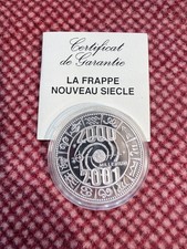 MONNAIE MEDAILLE ARGENT FRAPPE DE L AN 2000 ZODIAQUE