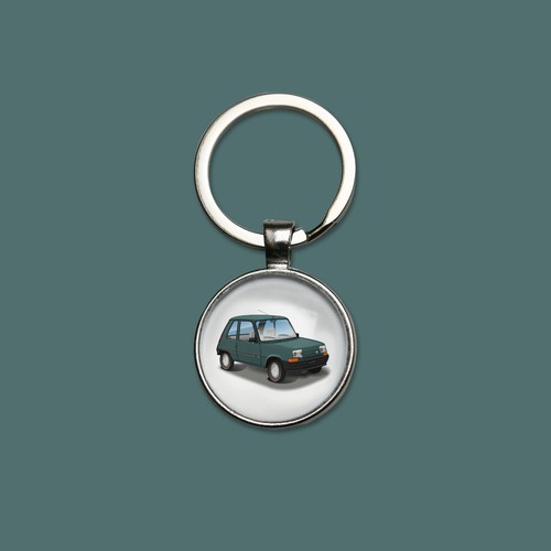 Porte clés super five bleu - porte-clés,