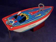 Bateau canot jouet mécanique