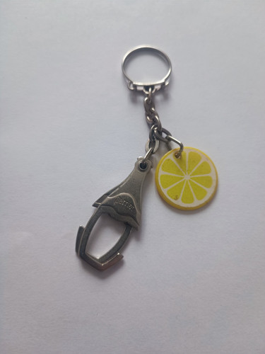 Porte clés bouteille perrier - porte-clés,