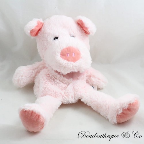 Doudou marionnette cochon - , mojy