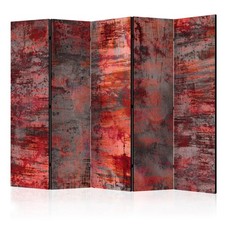 Paravent 5 Volets "Red Metal"