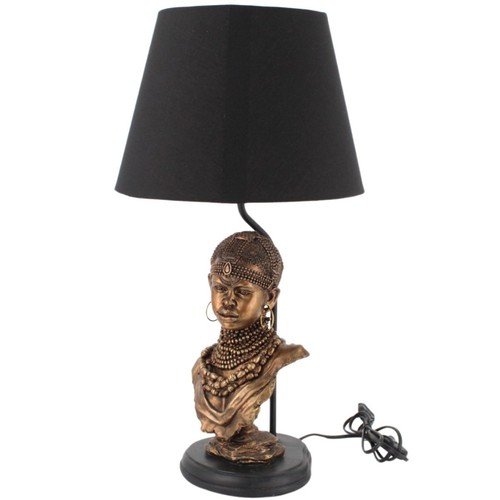 Lampe buste femme - buste, africaine