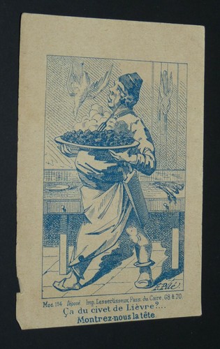Chromo 1900 1914 tailleur - 1900-1914,