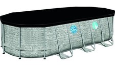 Piscine Bestway POWER-STEEL 56716 OVALE RATTAN 549X274 CM