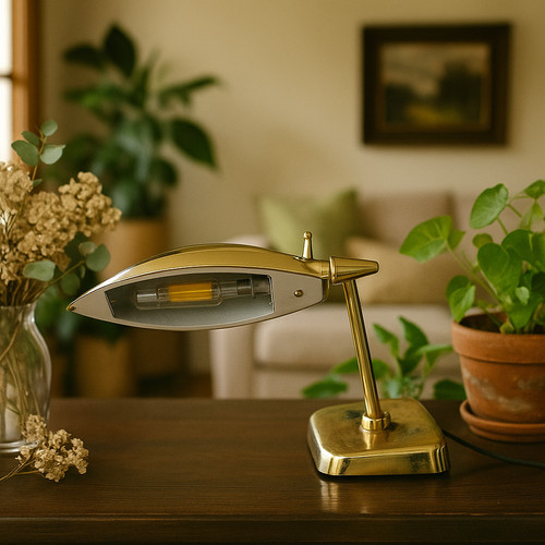 Lampe bureau vintage - lampe, de