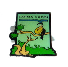 vintage pin's pins  pin's fable de la fontaine : le corbeau et le renard