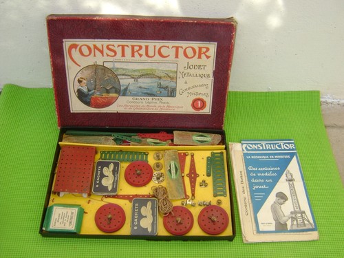 Jouet ancien boite constructor - ancien,