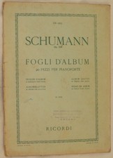 Robert Schumann Feuilles D’Album 20 Pièces Piano Op. 124 Partitions Musique