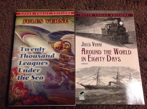 Jules verne books around - verne,