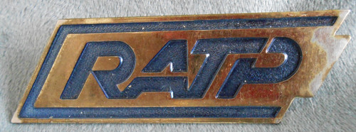 Insigne broche plaque ratp - insigne,