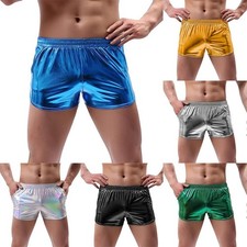 Boxer homme simili cuir aspect