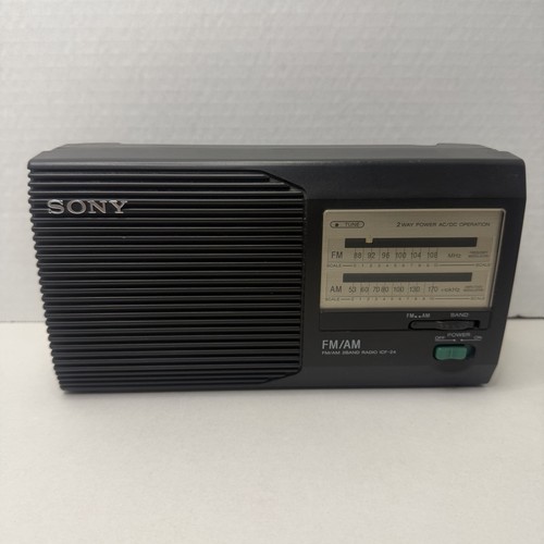 Vintage sony icf am - icf-24, fm/am