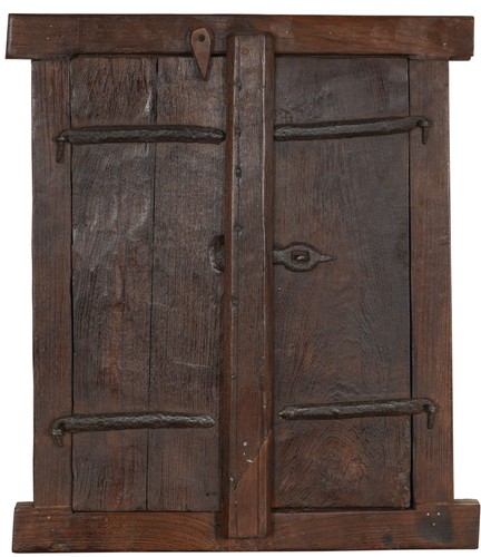 Fenêtre petite grille bois - fenêtre,