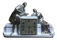 Pendule Art Déco céramique