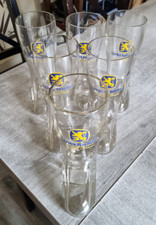 6 verres à bière en forme de botte lowenbrau 0,3l,occasion