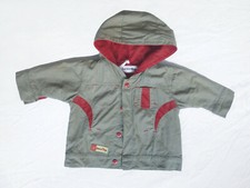 Veste parka blouson à capuche Kaki Sucre d'Orge Coton Bébé 1 / 3 mois