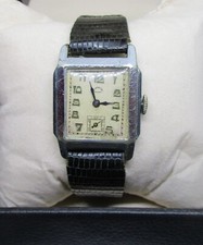 montre ancienne mécanique art-deco H.HERVIEU Amiens  Homme Old Watch fonctionne.