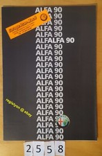 ALFA ROMEO ALFA 90 Prospectus