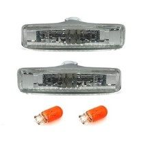 2 CLIGNOTANT REPETITEUR BLANC BMW SERIE 5 E39 95-03 520D 530D 525 TDS 530 D XD