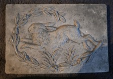 Moule en Creux Scène Chasse Lièvre fin XIXème siècle Plâtre dur