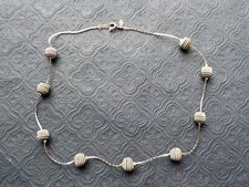 Collier MONET tout métal 46 cm