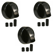 Noir Plaque de Cuisson Four Bouton Gaz Électrique Cuisinière Grille Contrôle