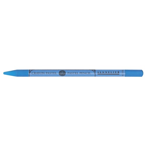 Crayon pastel ton bleu de - -,