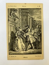 CPA carte ancienne Les oeuvres rares Molière l'étourdi