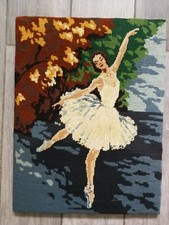 Tableau brodé ballerine