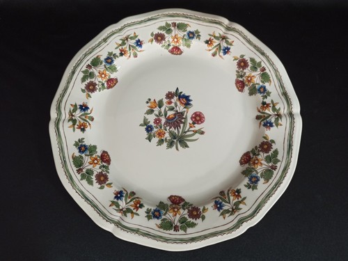 Plat rond faïence gien - rond, de