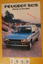PEUGEOT 505 BREAK & FAMILIAL